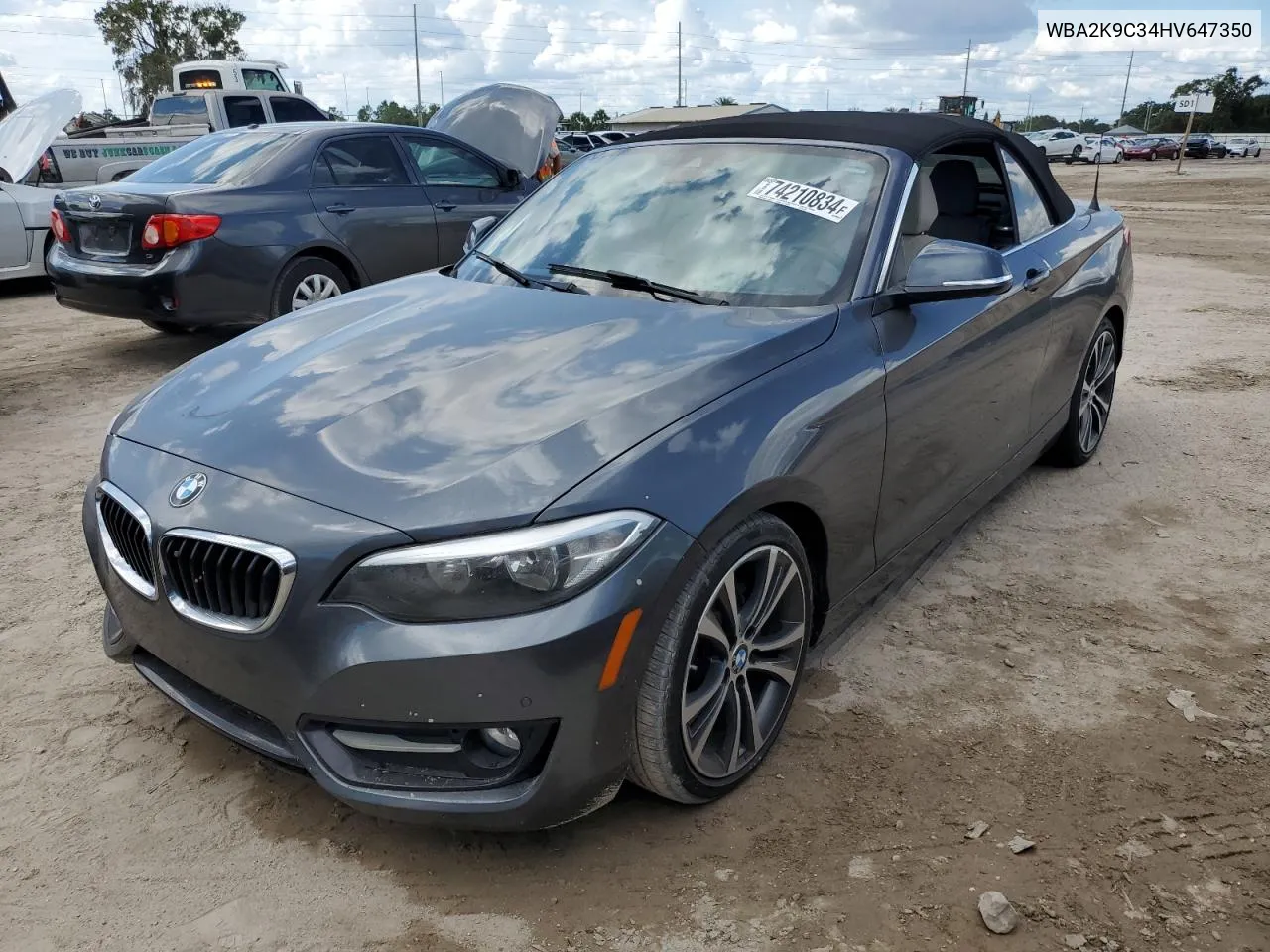 WBA2K9C34HV647350 2017 BMW 230I