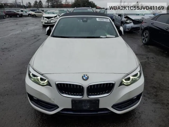 2018 BMW 230Xi VIN: WBA2K1C55JVD41169 Lot: 63107514