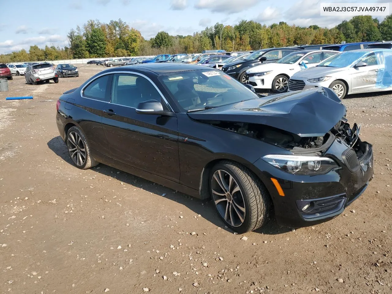 2018 BMW 230Xi VIN: WBA2J3C57JVA49747 Lot: 74891334