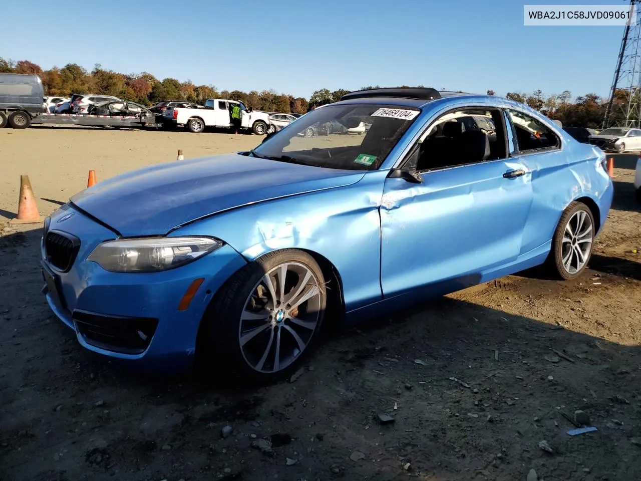 2018 BMW 230I VIN: WBA2J1C58JVD09061 Lot: 76469104