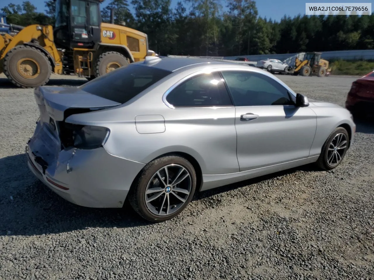 2020 BMW 230I VIN: WBA2J1C06L7E79656 Lot: 74909234