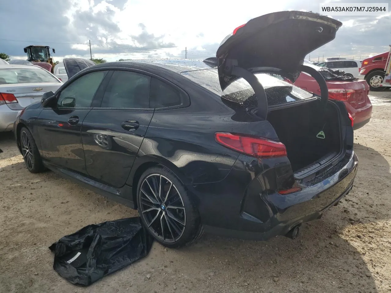 2021 BMW 228I VIN: WBA53AK07M7J25944 Lot: 74284764