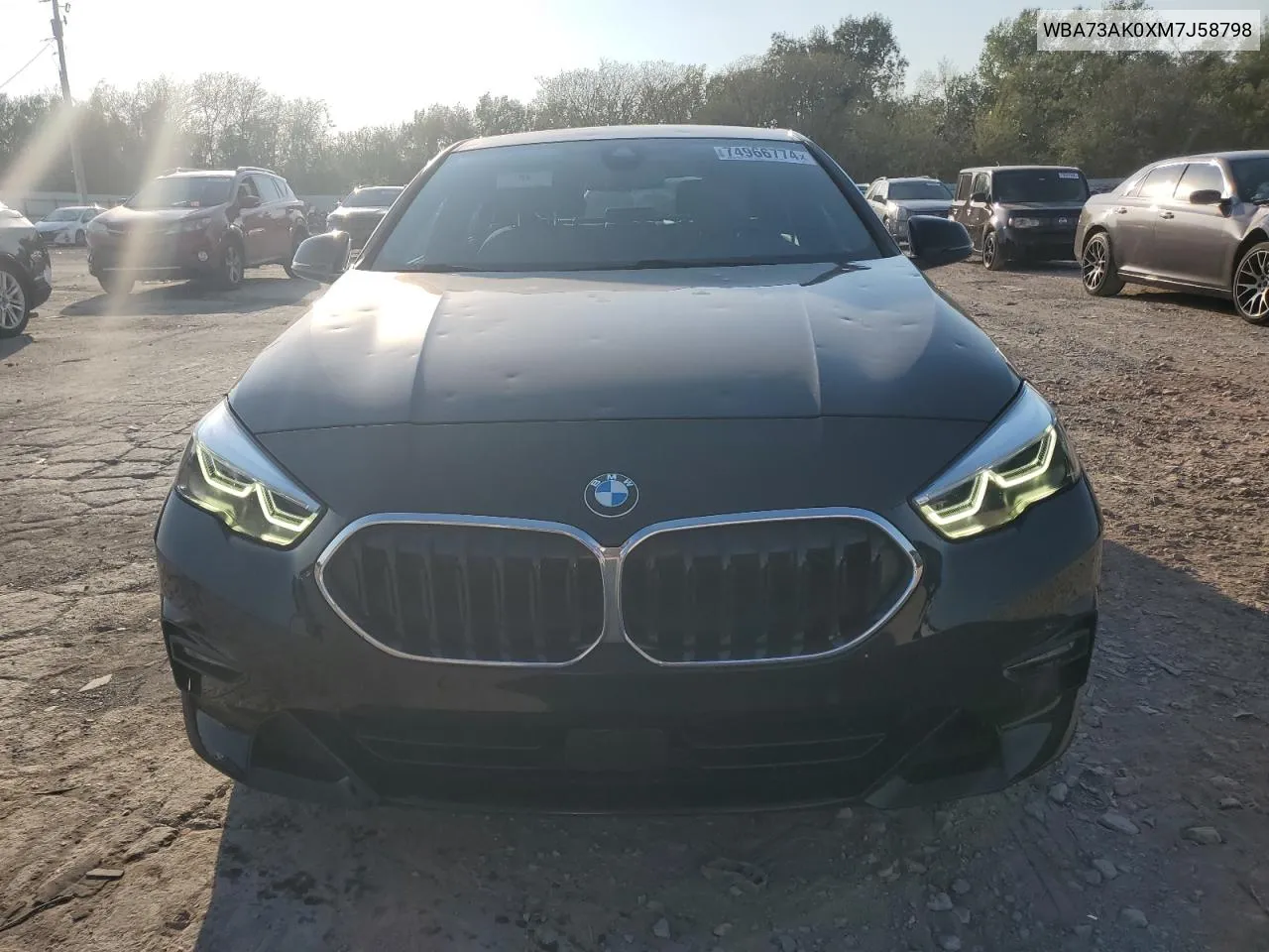 2021 BMW 228Xi VIN: WBA73AK0XM7J58798 Lot: 74966774