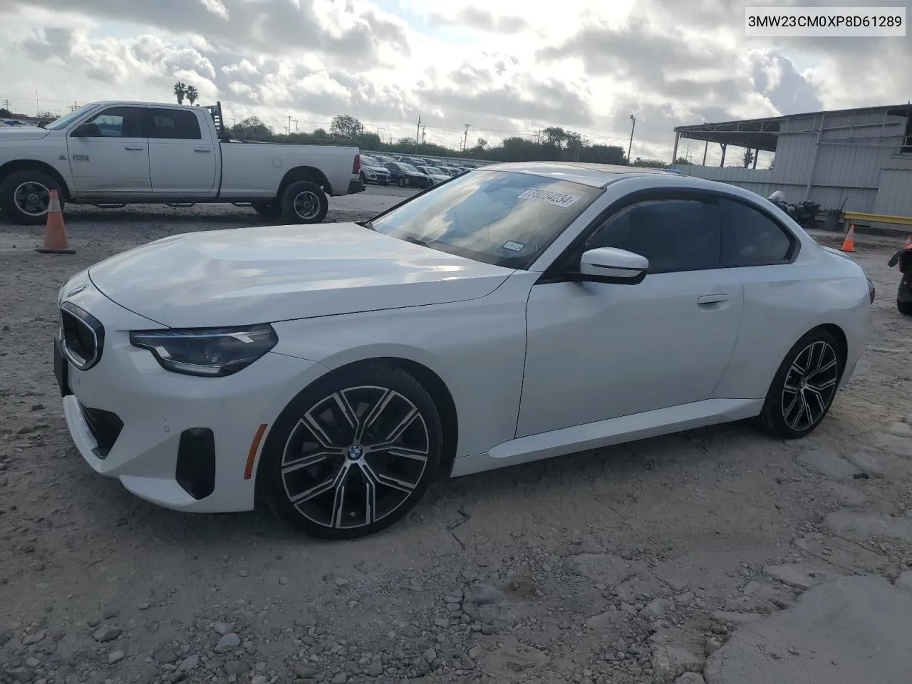 2023 BMW 230I VIN: 3MW23CM0XP8D61289 Lot: 78254234