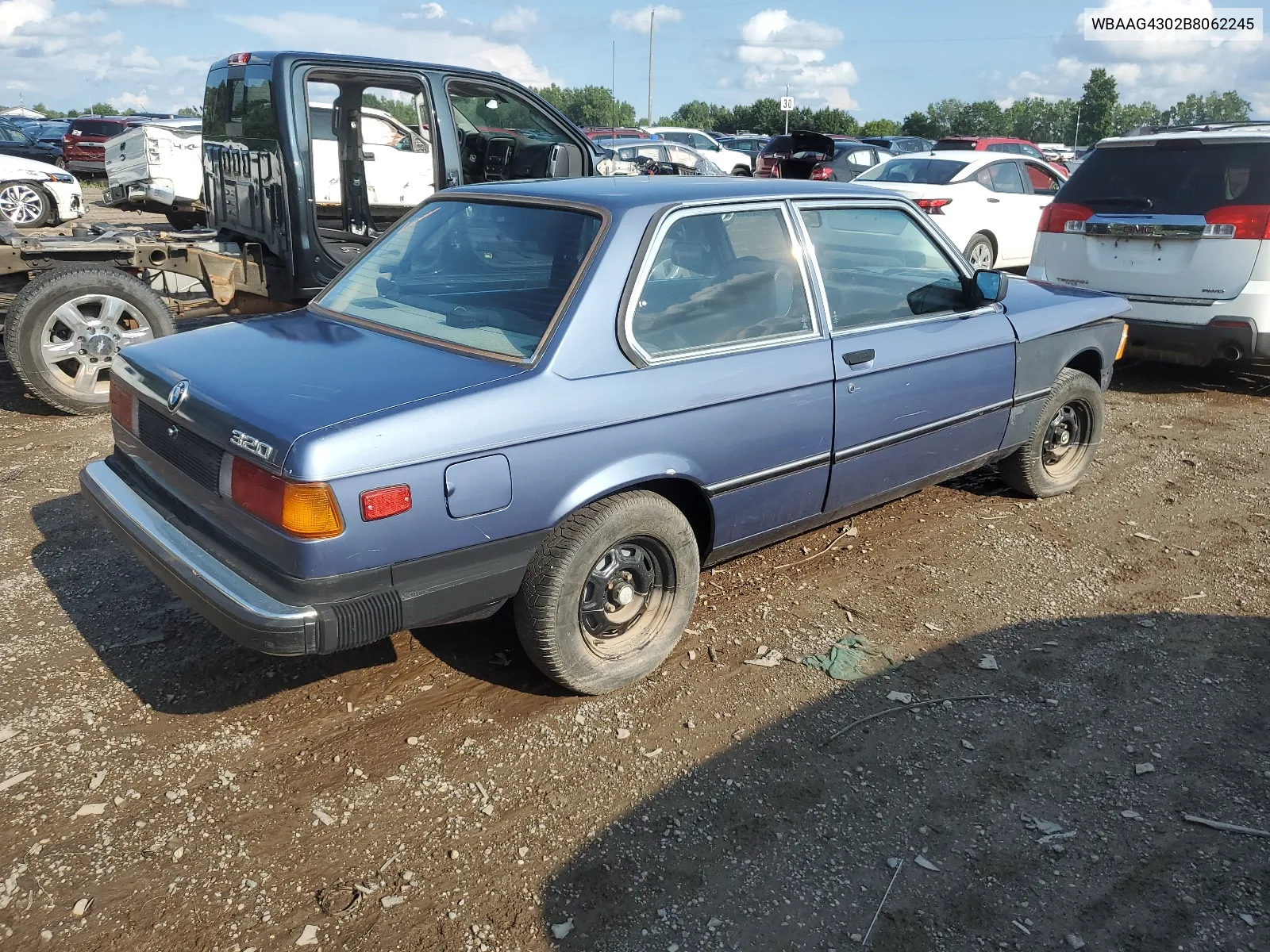 1981 BMW 320 I Automatic VIN: WBAAG4302B8062245 Lot: 64069434