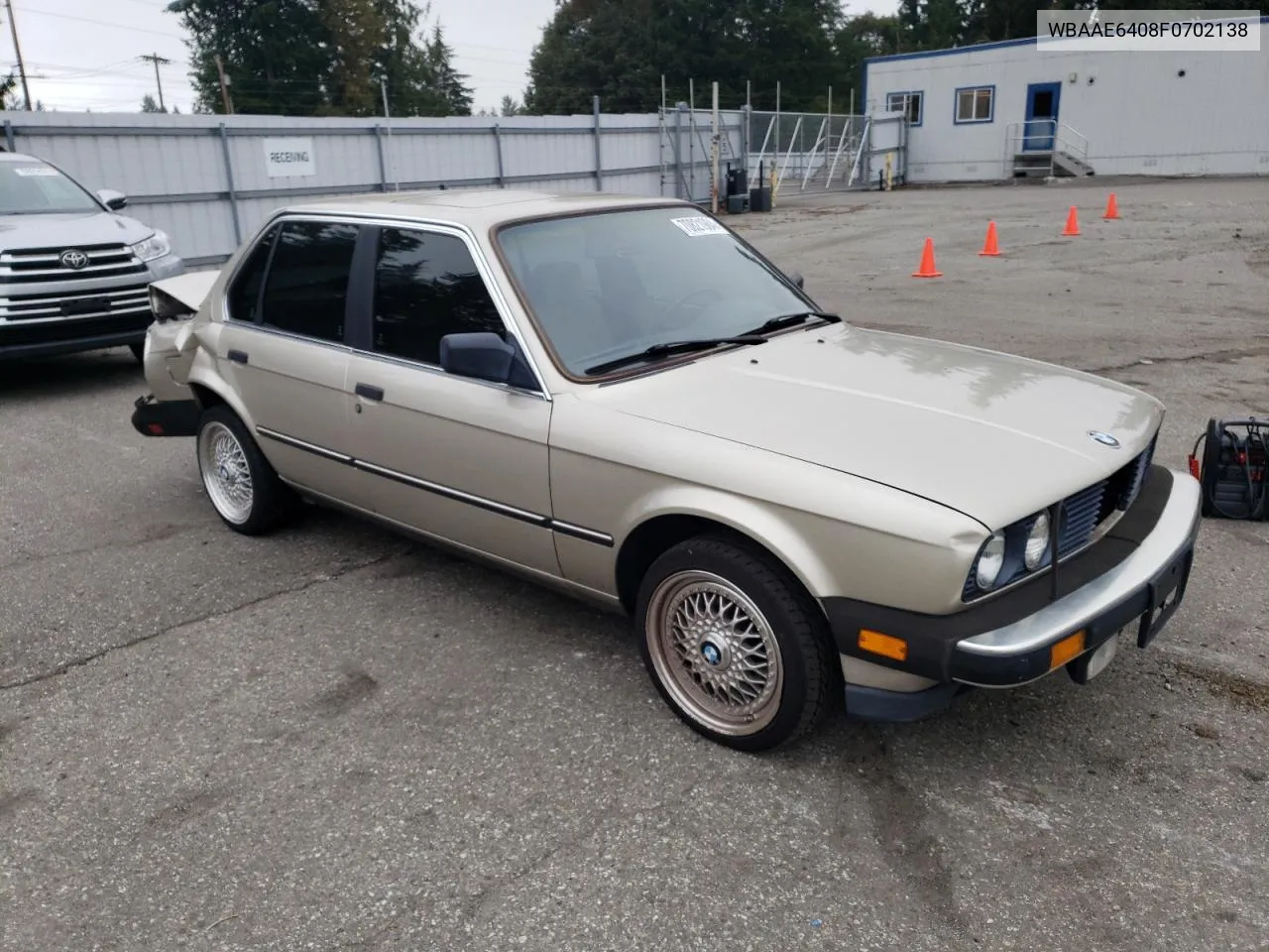 1985 BMW 325 E Automatic VIN: WBAAE6408F0702138 Lot: 70821984