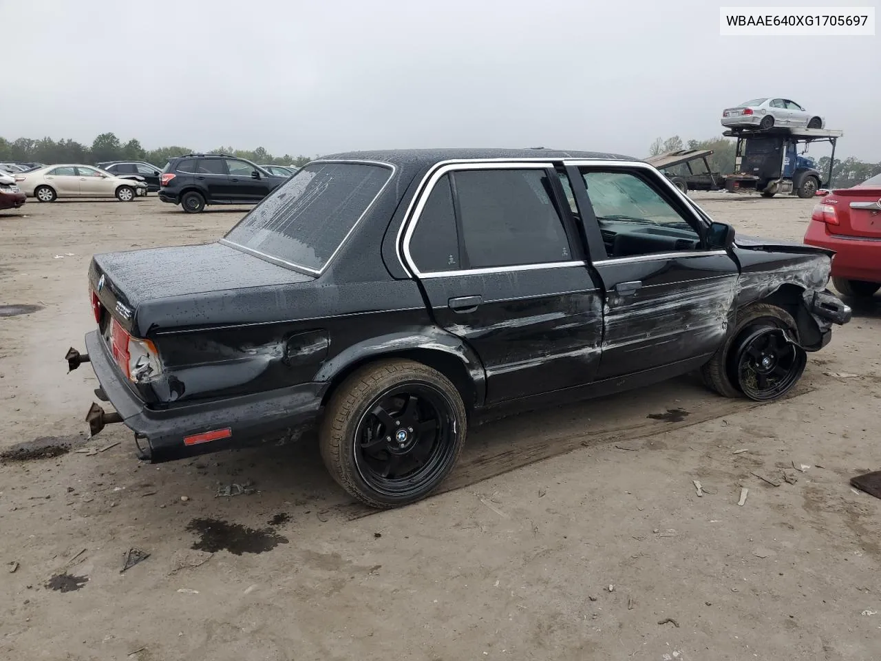 1986 BMW 325 E Automatic VIN: WBAAE640XG1705697 Lot: 74269484