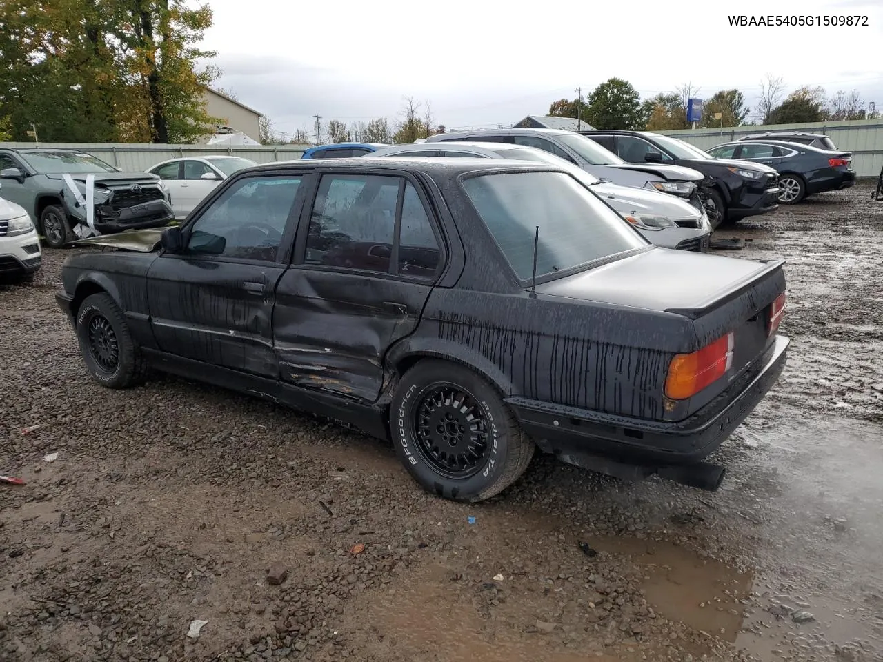 1986 BMW 325 E VIN: WBAAE5405G1509872 Lot: 76083274