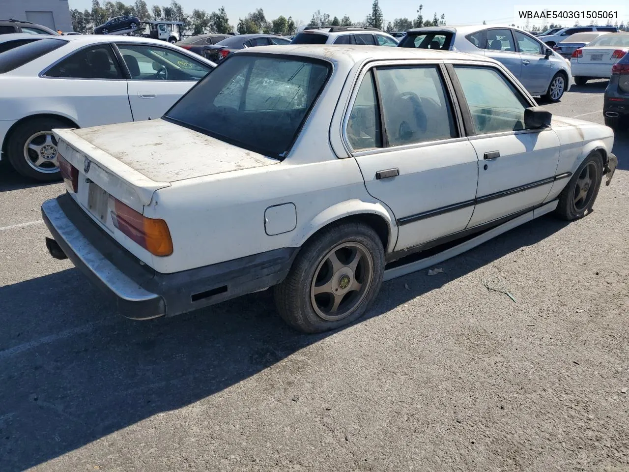 1986 BMW 325 E VIN: WBAAE5403G1505061 Lot: 80585534