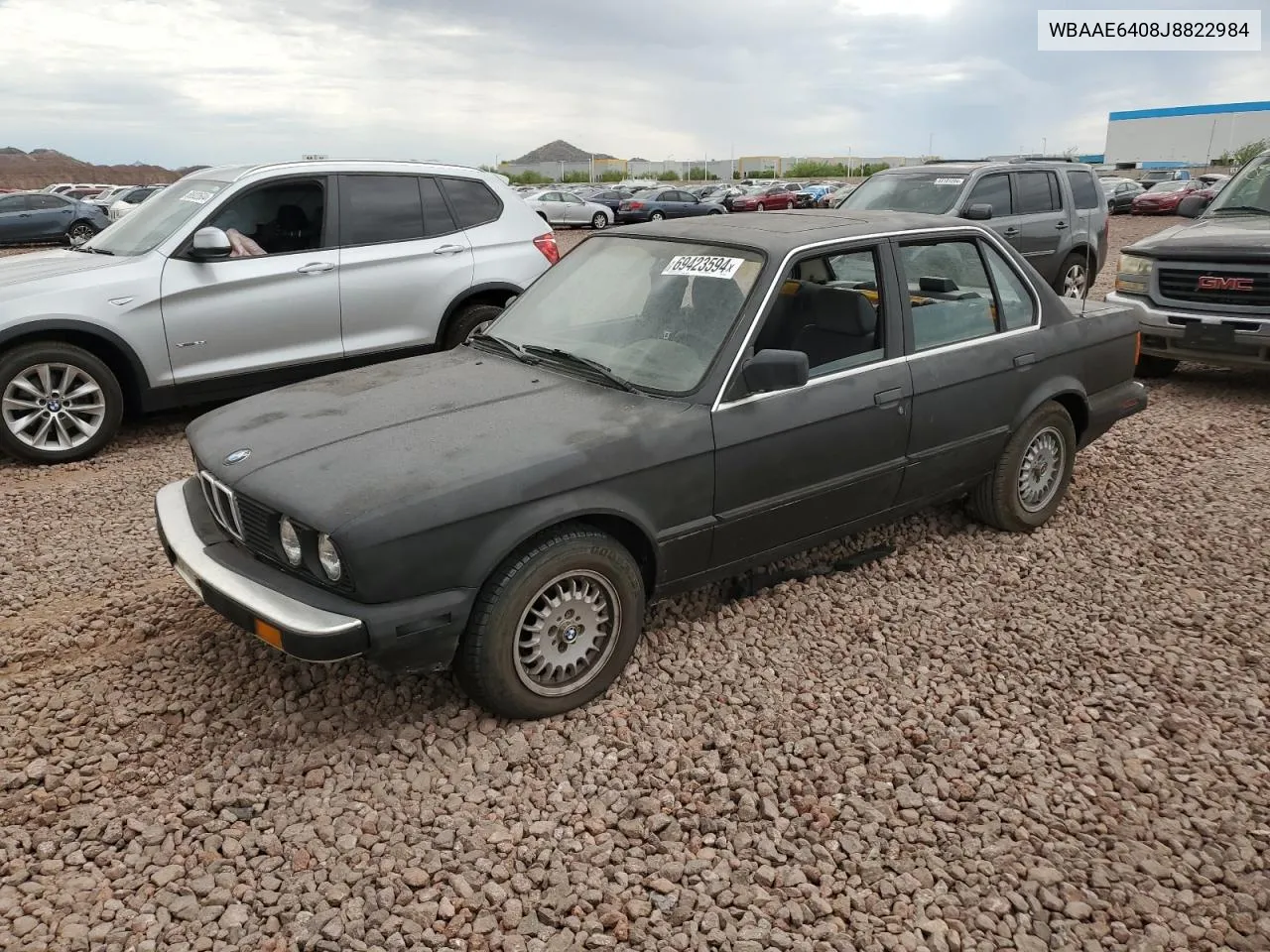 1988 BMW 325 Automatic VIN: WBAAE6408J8822984 Lot: 69423594