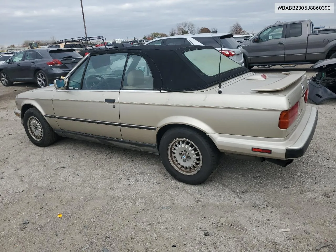 1988 BMW 325 I Automatic VIN: WBABB2305J8860390 Lot: 80549114