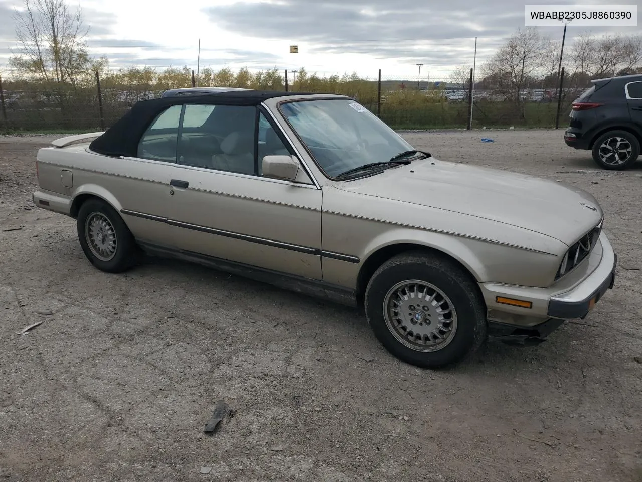 1988 BMW 325 I Automatic VIN: WBABB2305J8860390 Lot: 80549114