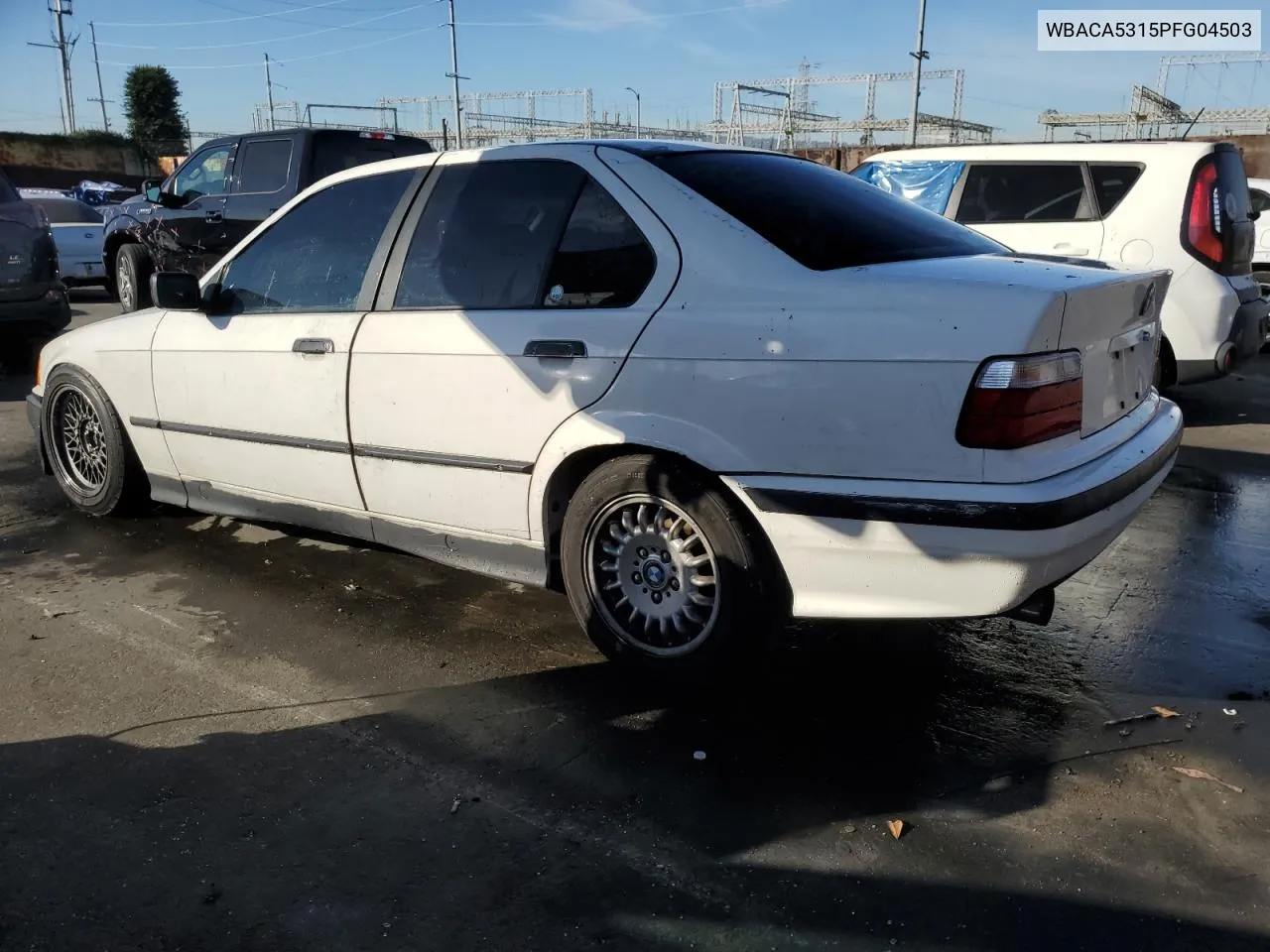 1993 BMW 318 I VIN: WBACA5315PFG04503 Lot: 76958904