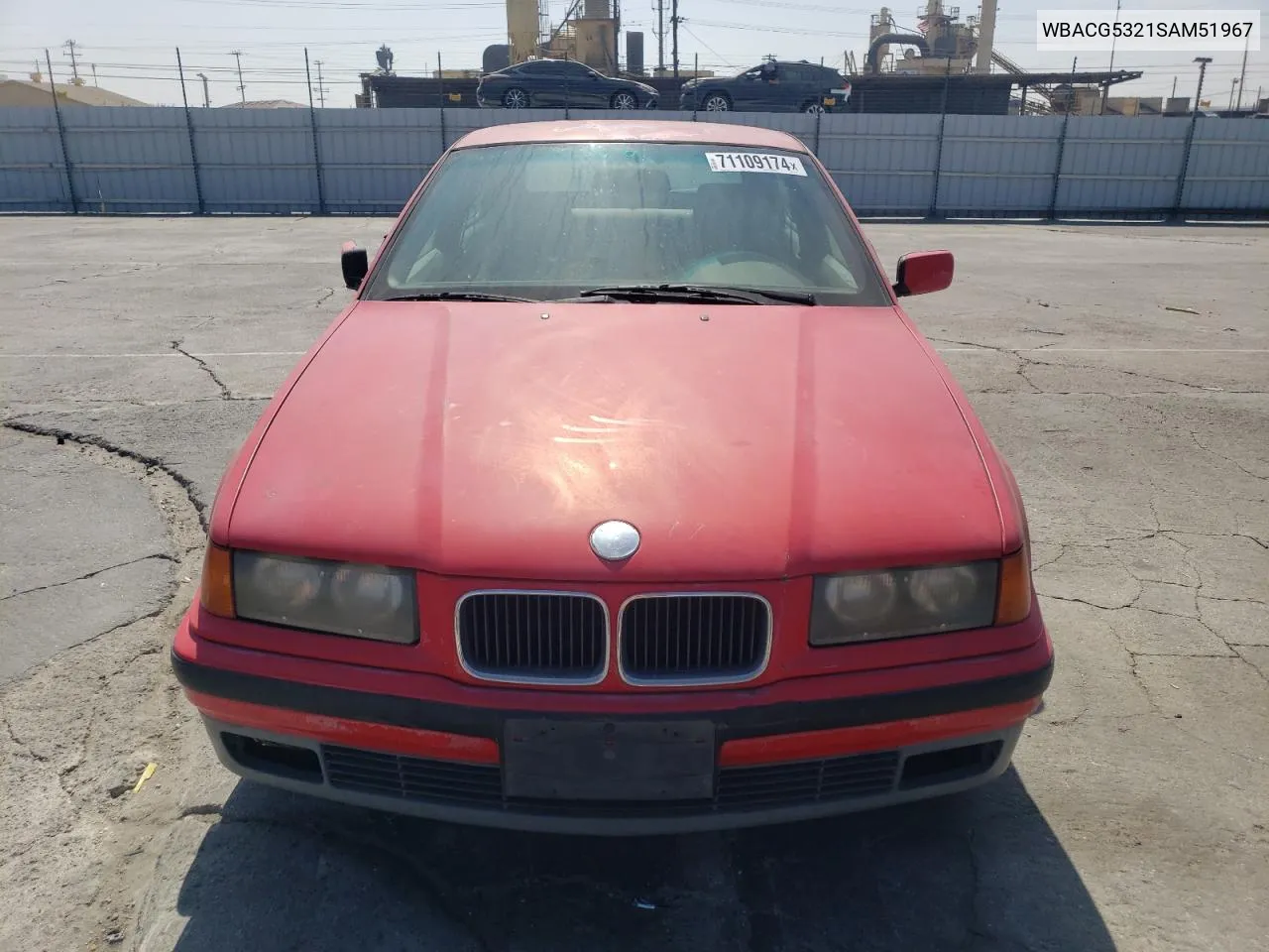 1995 BMW 318 Ti VIN: WBACG5321SAM51967 Lot: 71109174