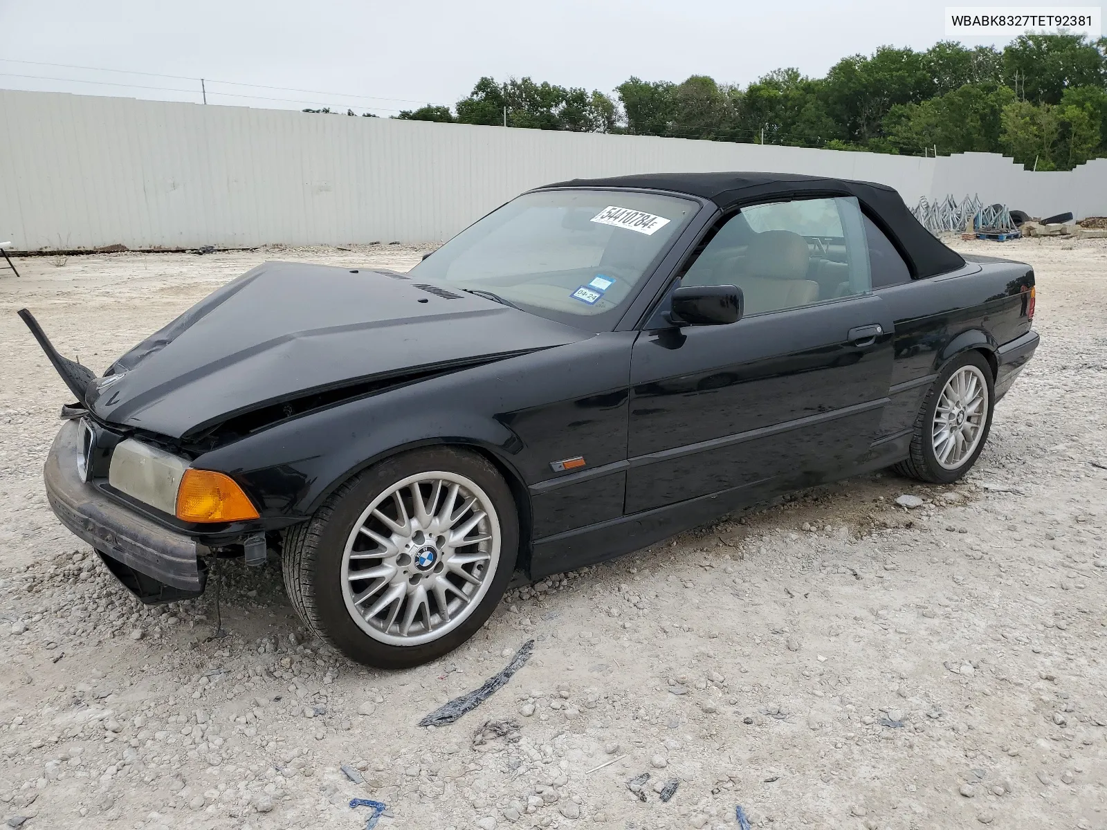 1996 BMW 328 Ic Automatic VIN: WBABK8327TET92381 Lot: 54410784