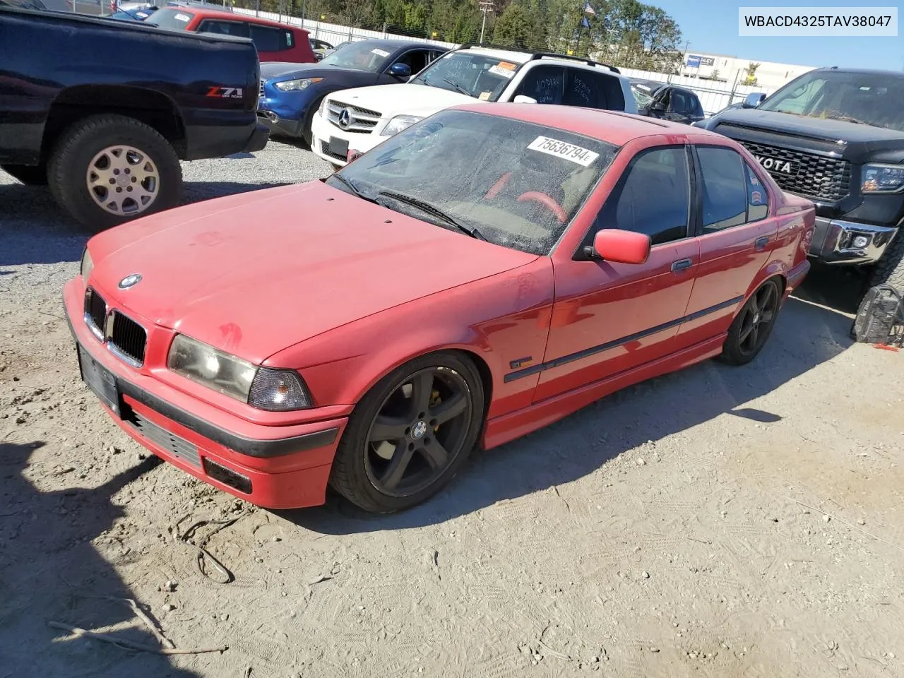 1996 BMW 328 I Automatic VIN: WBACD4325TAV38047 Lot: 75636794