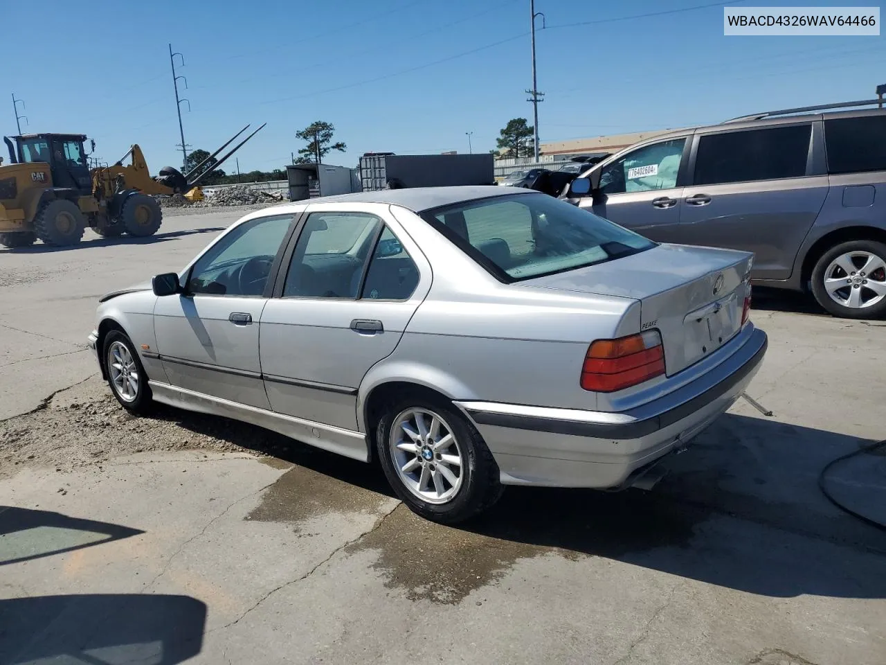 WBACD4326WAV64466 1998 BMW 328 I Automatic