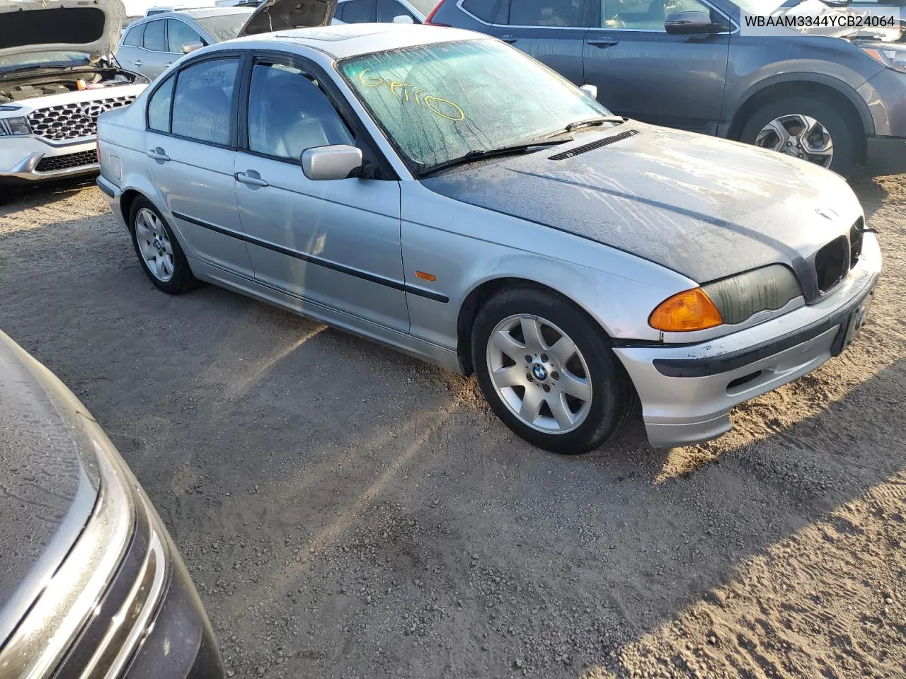 2000 BMW 323 I VIN: WBAAM3344YCB24064 Lot: 76185734