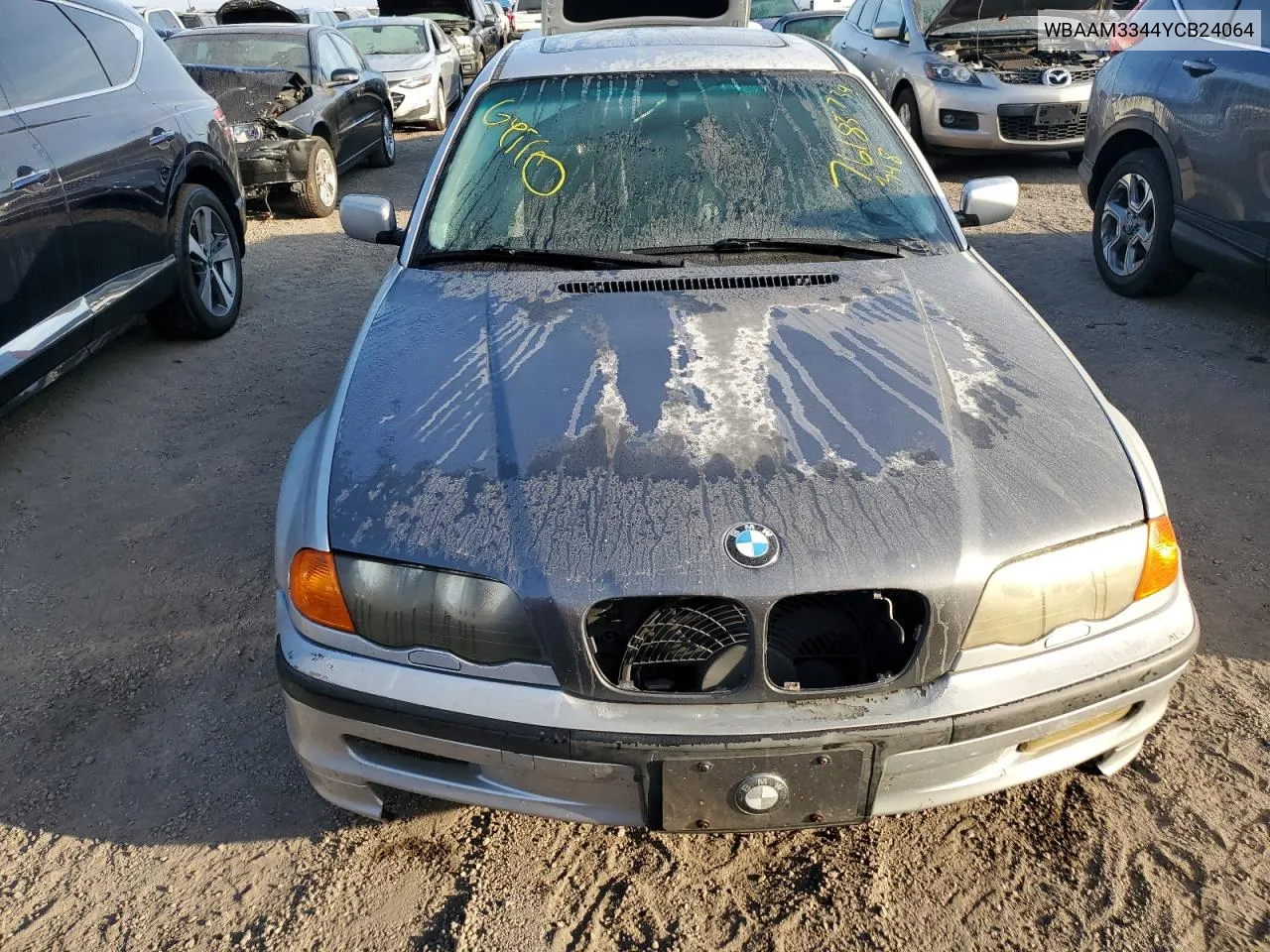 2000 BMW 323 I VIN: WBAAM3344YCB24064 Lot: 76185734