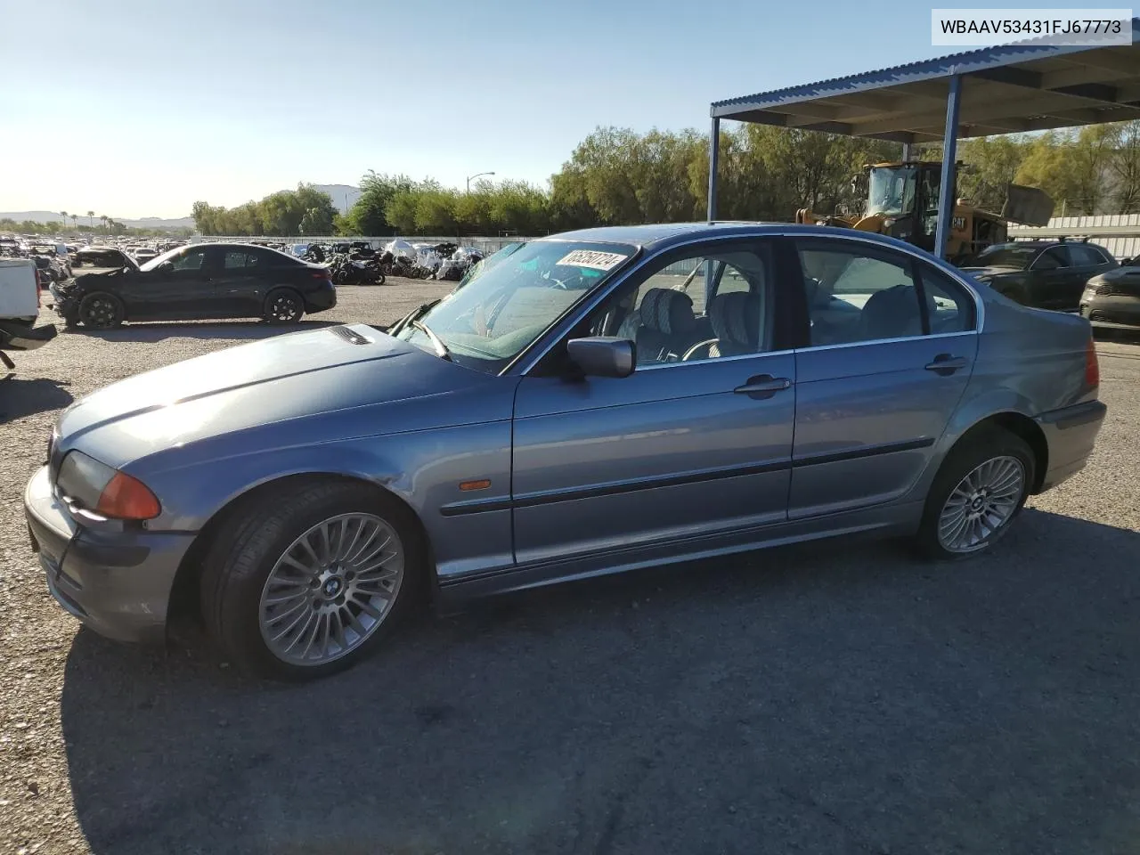 2001 BMW 330 I VIN: WBAAV53431FJ67773 Lot: 65250724