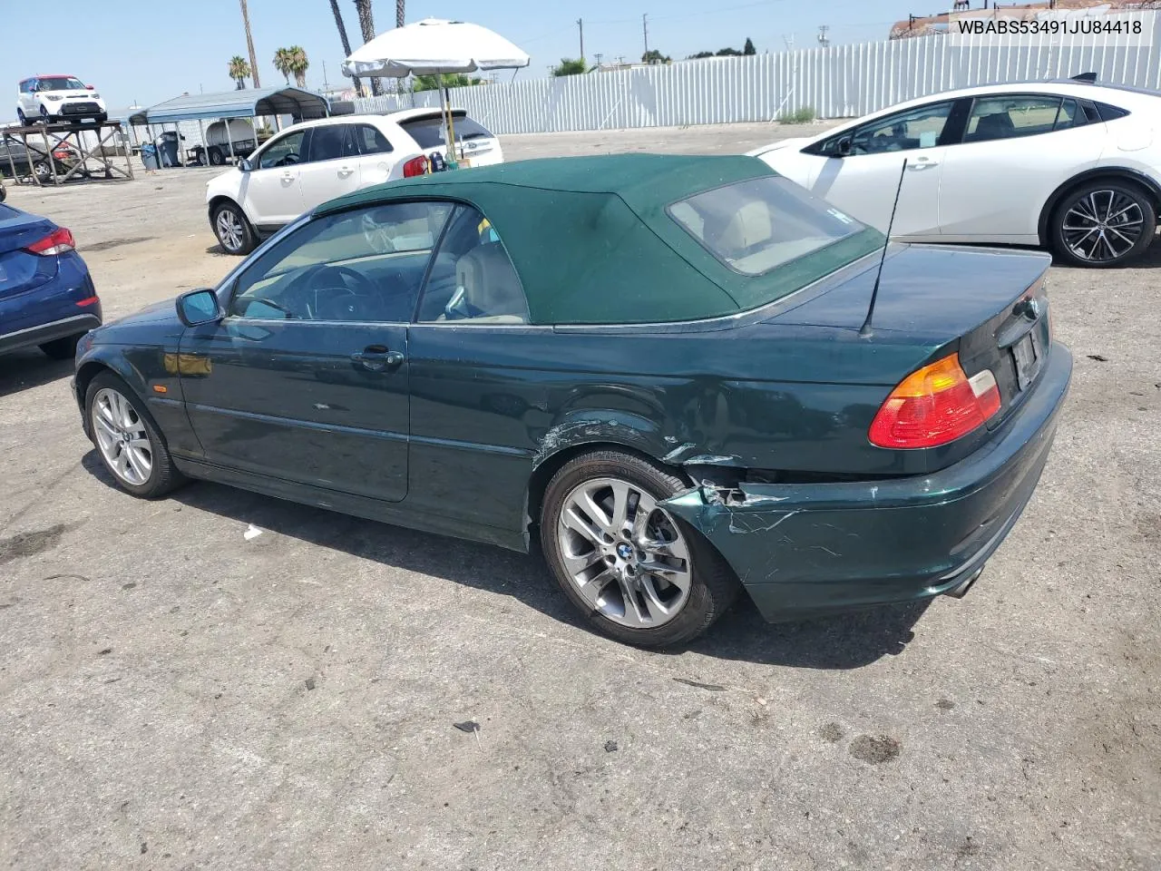 2001 BMW 330 Ci VIN: WBABS53491JU84418 Lot: 65627104