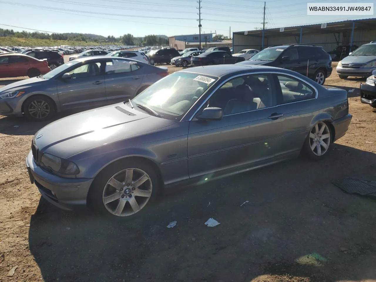 WBABN33491JW49847 2001 BMW 325 Ci