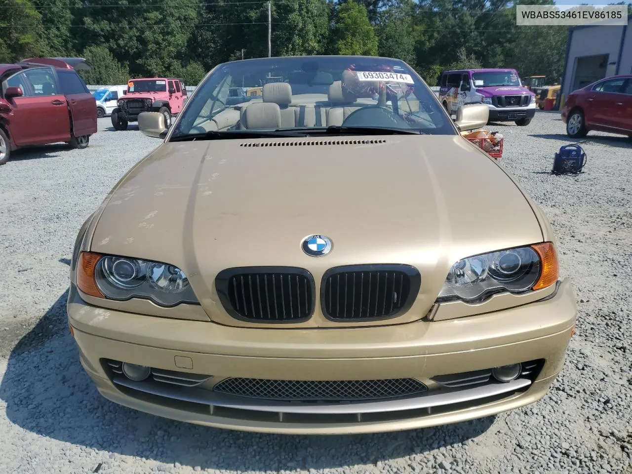 2001 BMW 330 Ci VIN: WBABS53461EV86185 Lot: 69303474