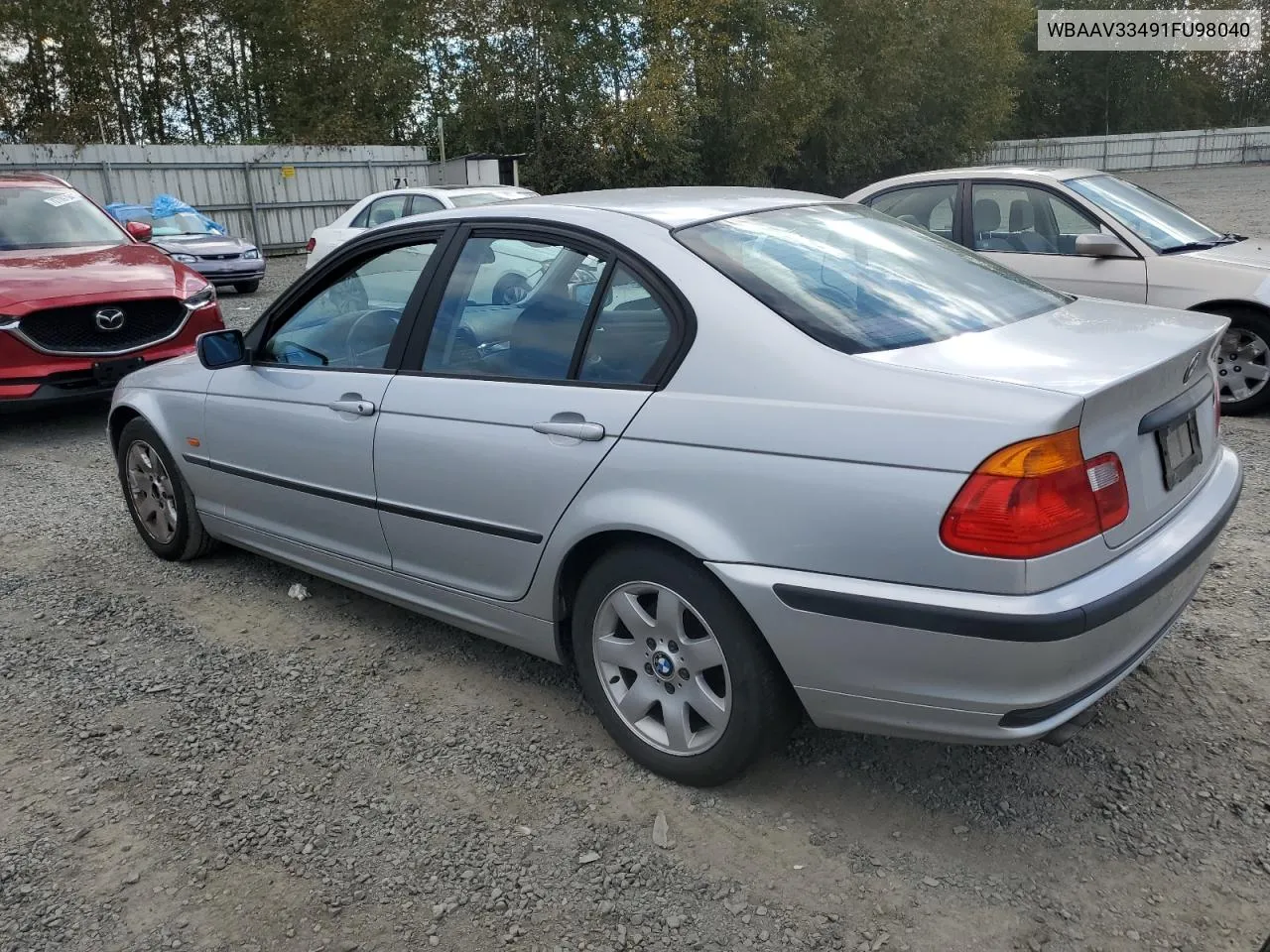 2001 BMW 325 I VIN: WBAAV33491FU98040 Lot: 71117694