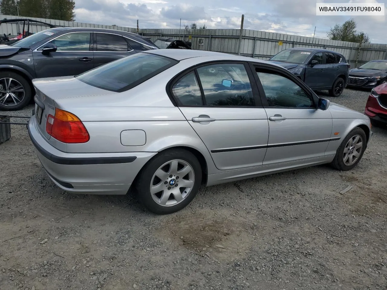 2001 BMW 325 I VIN: WBAAV33491FU98040 Lot: 71117694