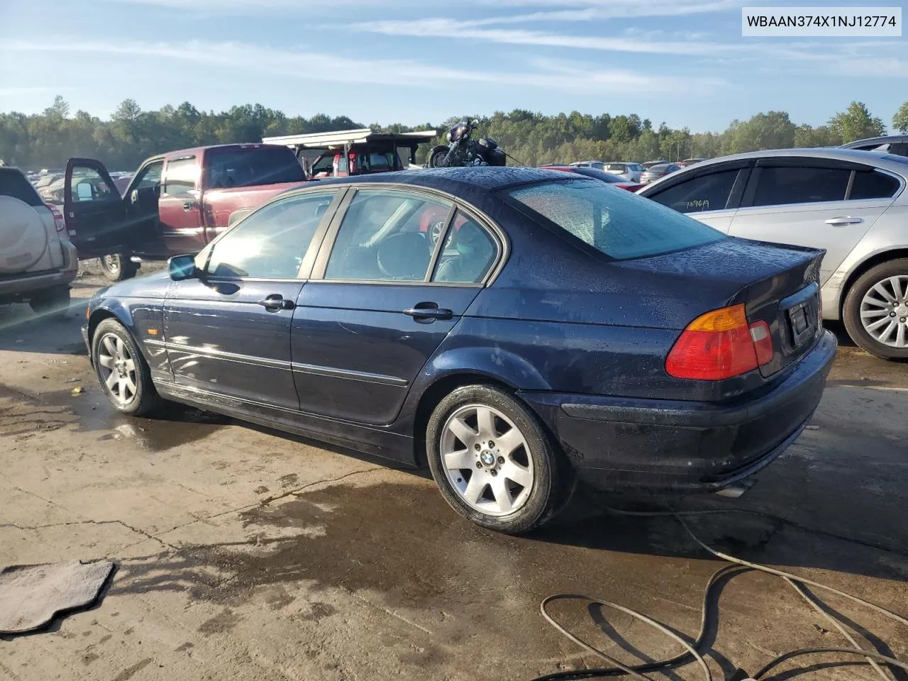 WBAAN374X1NJ12774 2001 BMW 325 I