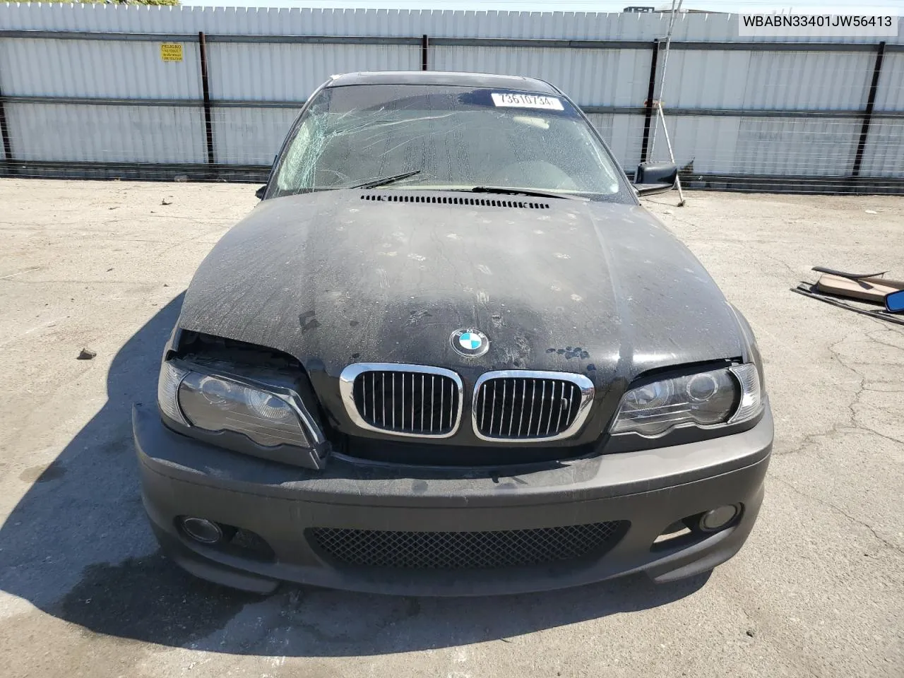 2001 BMW 325 Ci VIN: WBABN33401JW56413 Lot: 73610734