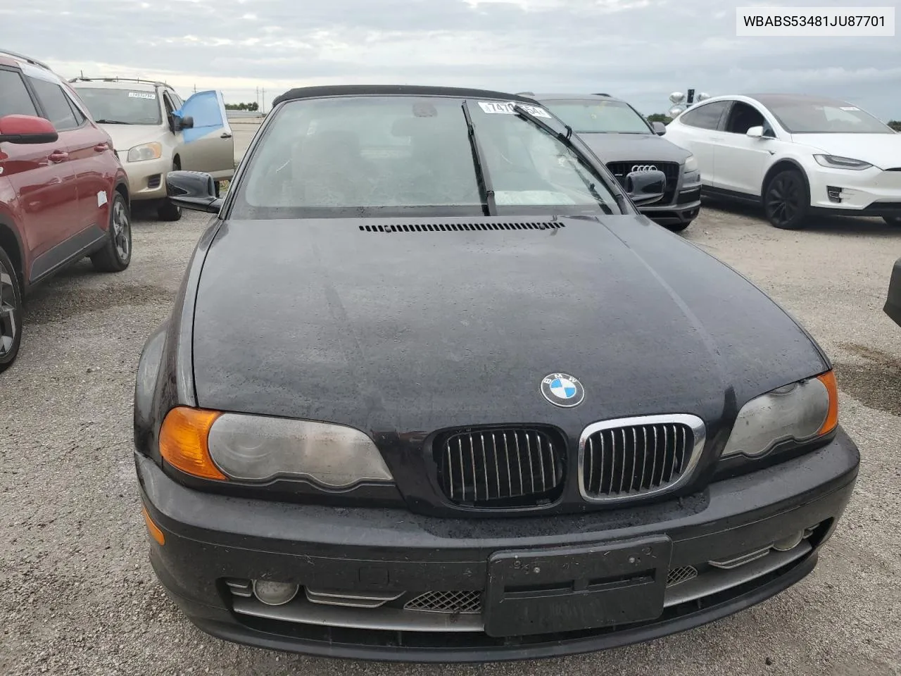 2001 BMW 330 Ci VIN: WBABS53481JU87701 Lot: 74701554