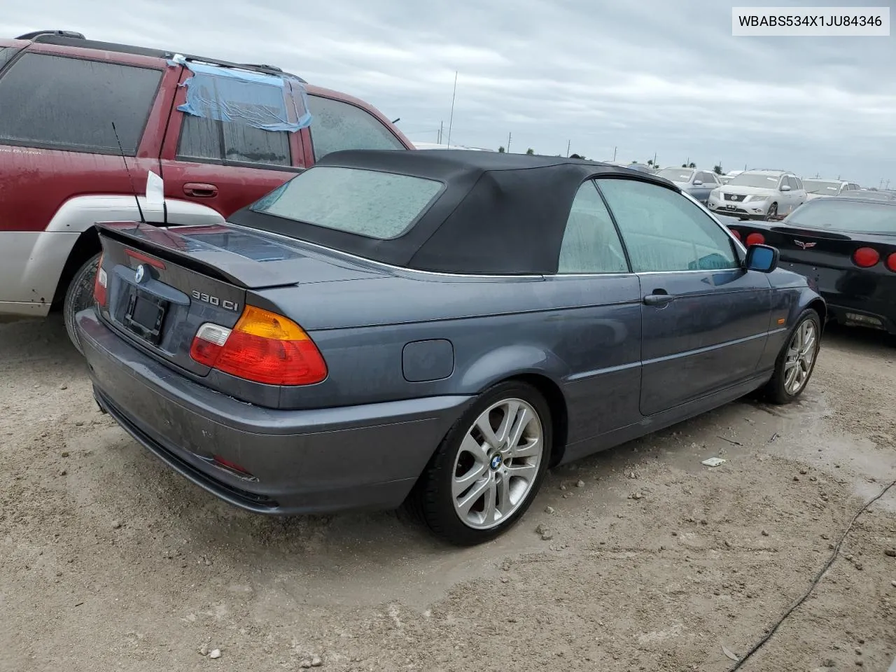 2001 BMW 330 Ci VIN: WBABS534X1JU84346 Lot: 75753114