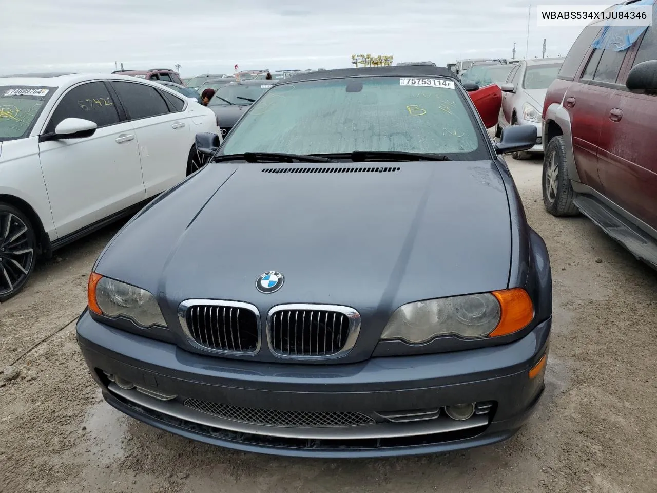 2001 BMW 330 Ci VIN: WBABS534X1JU84346 Lot: 75753114