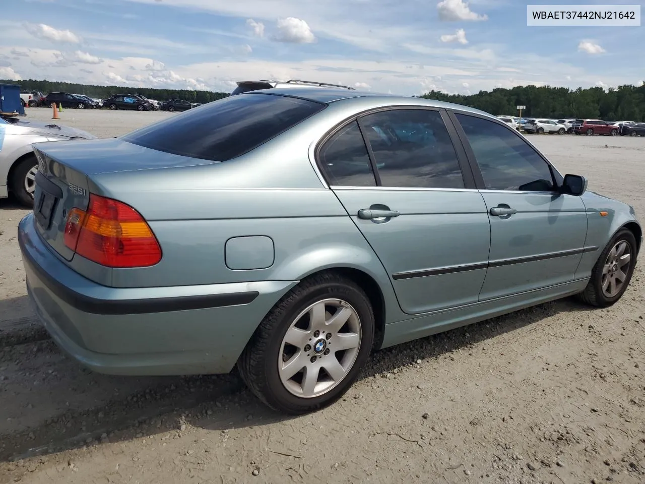 WBAET37442NJ21642 2002 BMW 325 I