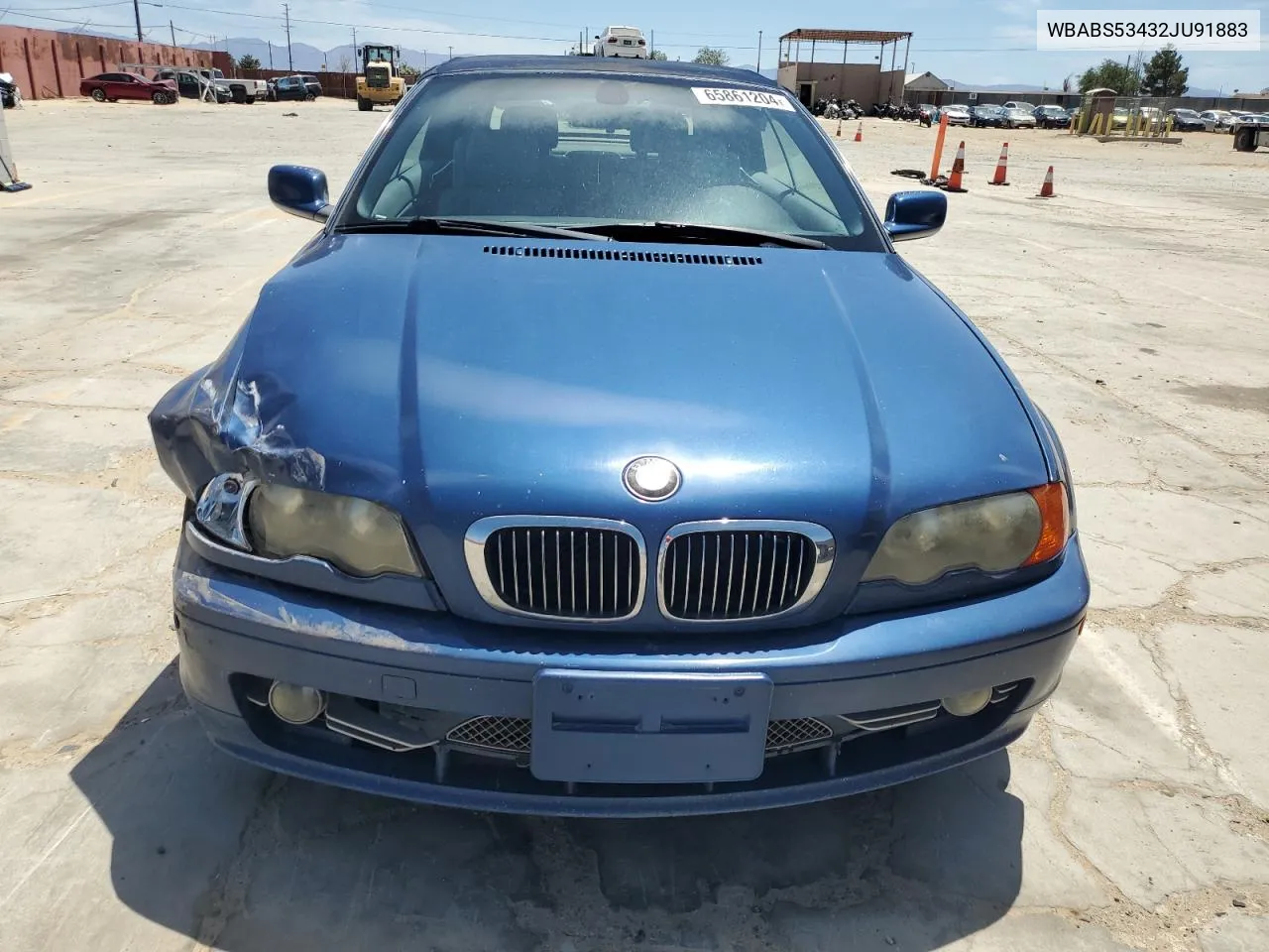 2002 BMW 330 Ci VIN: WBABS53432JU91883 Lot: 65861204