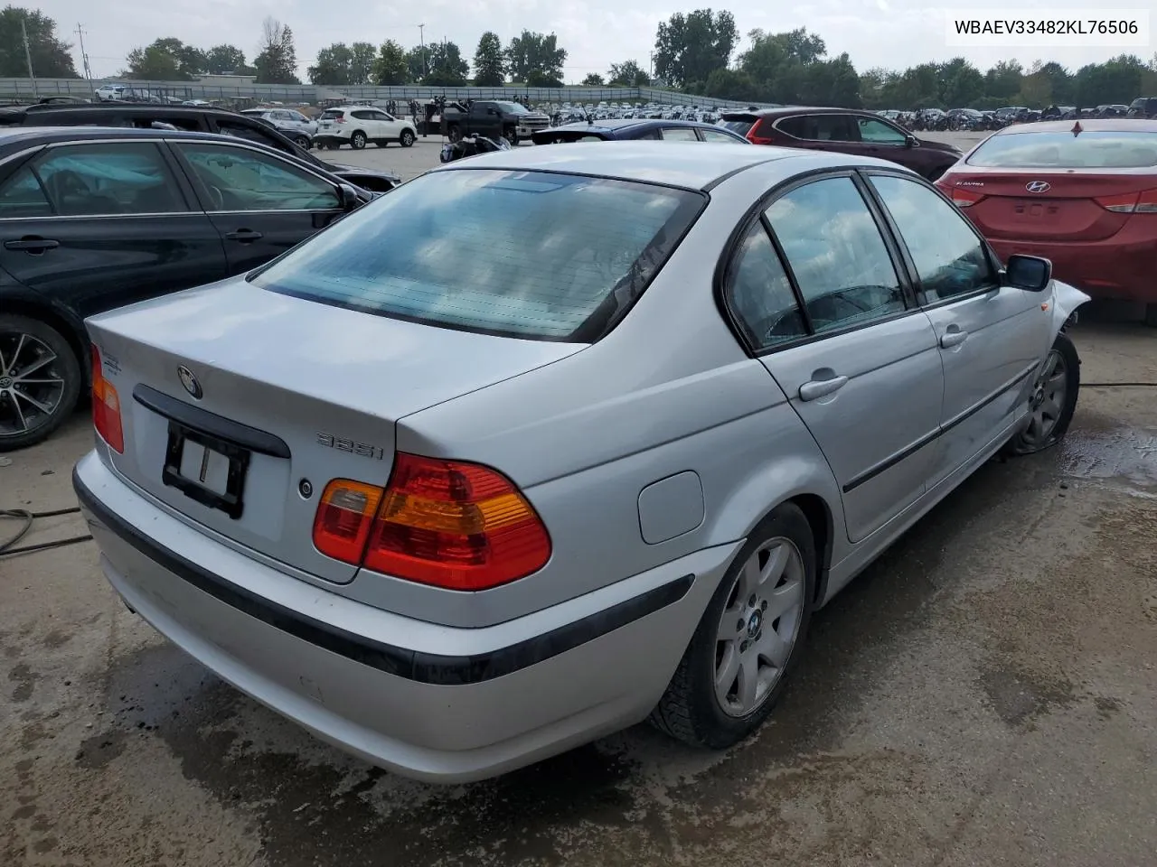 2002 BMW 325 I VIN: WBAEV33482KL76506 Lot: 67699194