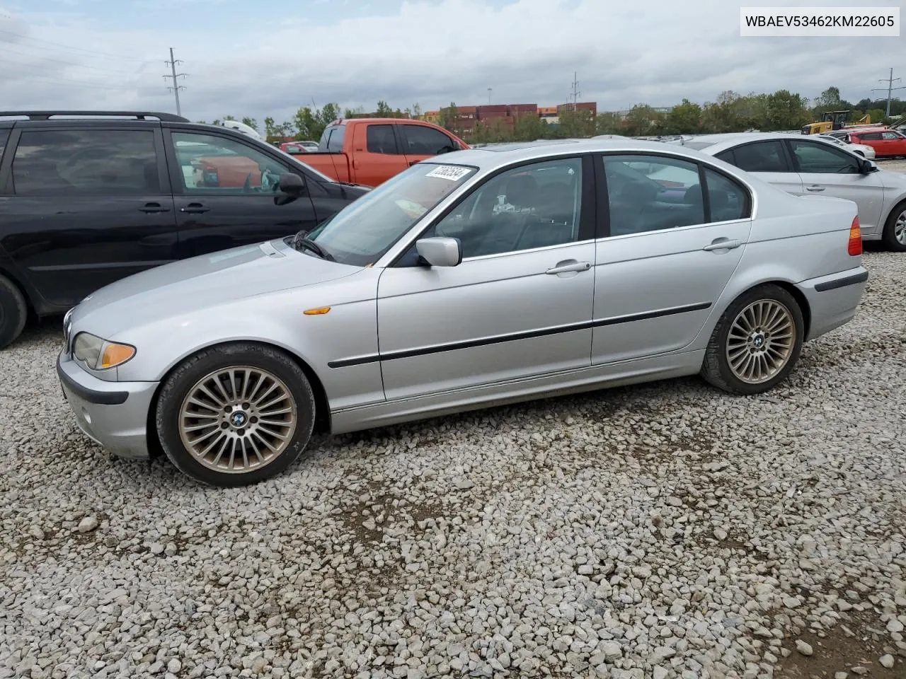 2002 BMW 330 I VIN: WBAEV53462KM22605 Lot: 72362534