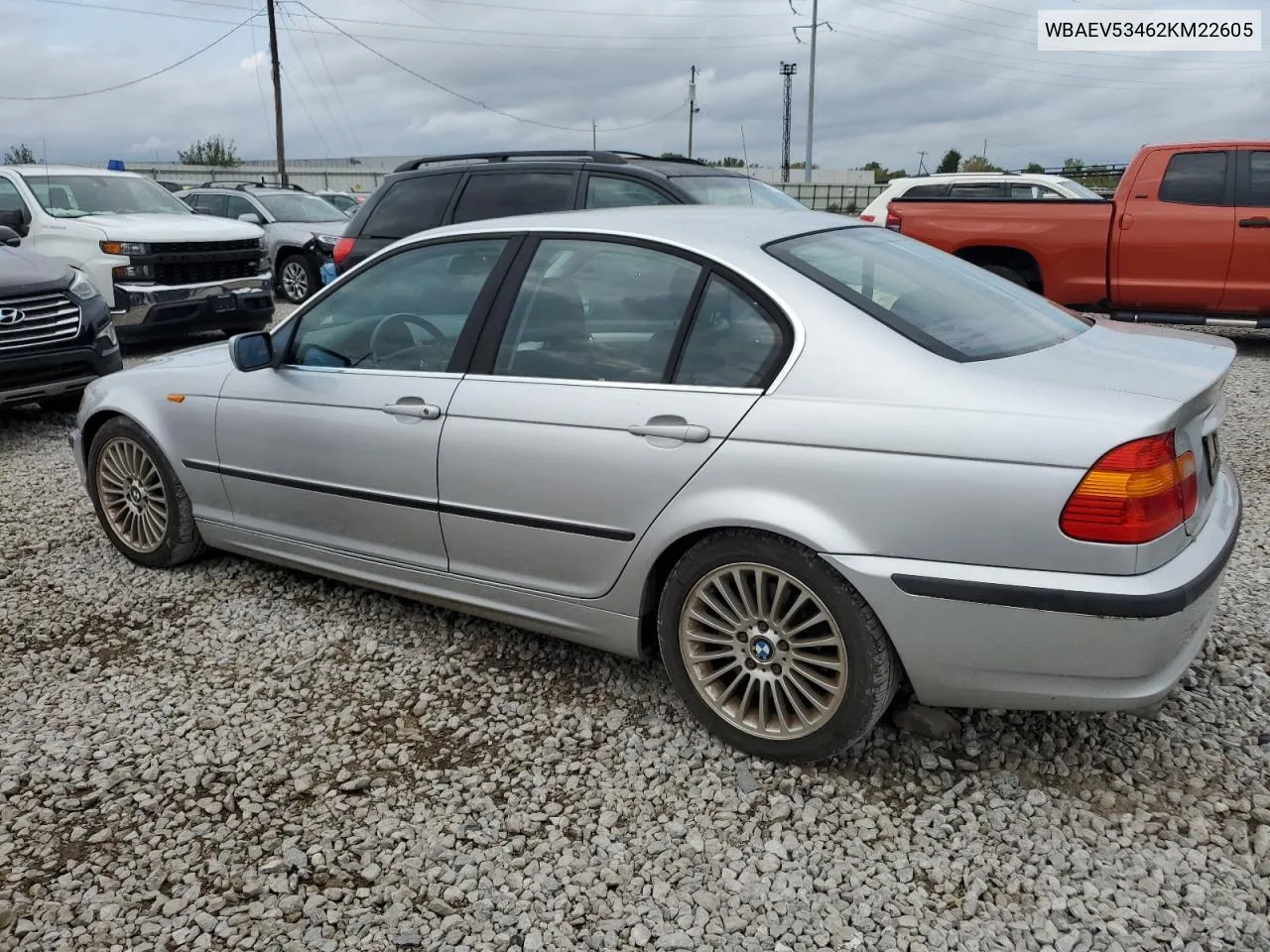 2002 BMW 330 I VIN: WBAEV53462KM22605 Lot: 72362534