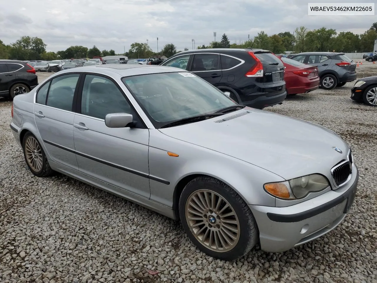 2002 BMW 330 I VIN: WBAEV53462KM22605 Lot: 72362534