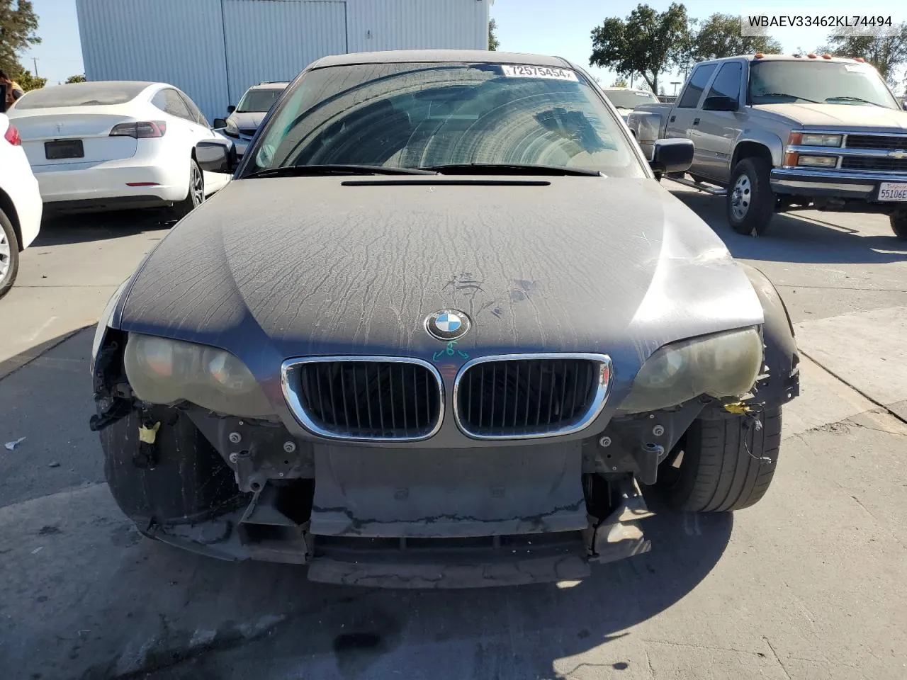 2002 BMW 325 I VIN: WBAEV33462KL74494 Lot: 72575454