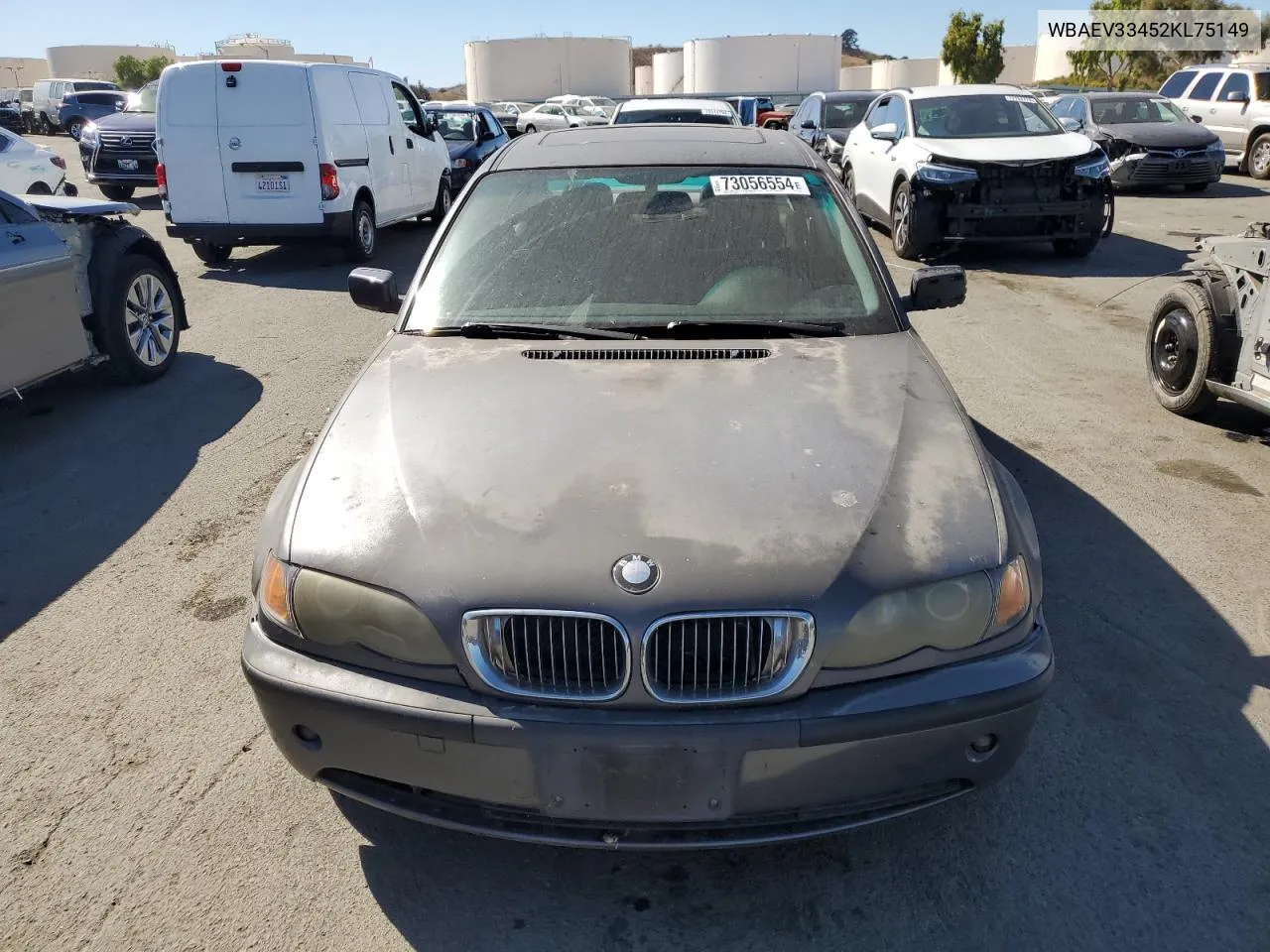 2002 BMW 325 I VIN: WBAEV33452KL75149 Lot: 73056554