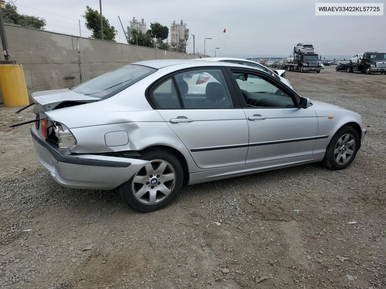 2002 BMW 325 I VIN: WBAEV33422KL57725 Lot: 76532884