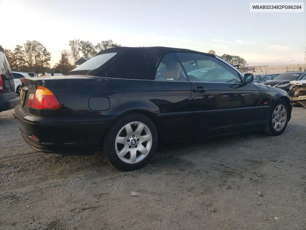 2002 BMW 325 Ci VIN: WBABS33482PG86284 Lot: 77574844