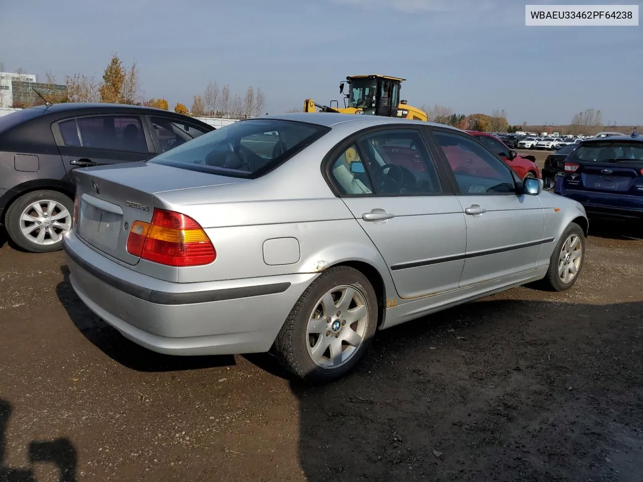 2002 BMW 325 Xi VIN: WBAEU33462PF64238 Lot: 78055454