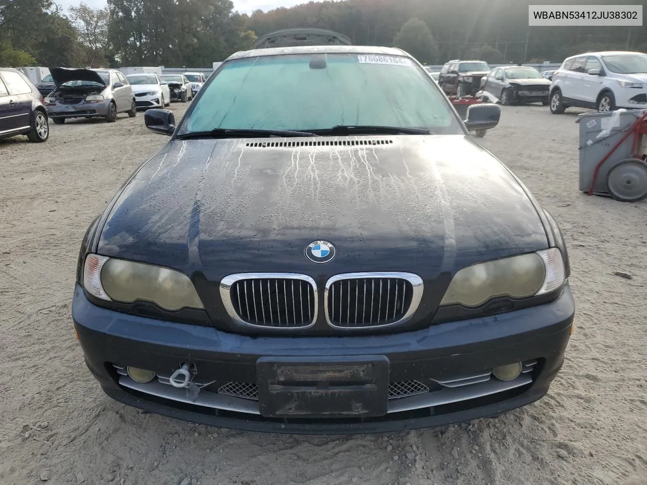 2002 BMW 330 Ci VIN: WBABN53412JU38302 Lot: 78686164