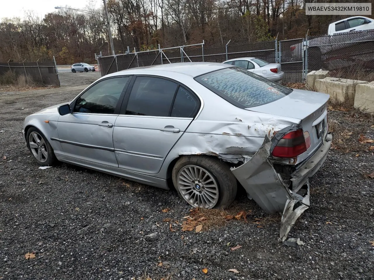 2002 BMW 330 I VIN: WBAEV53432KM19810 Lot: 80886334