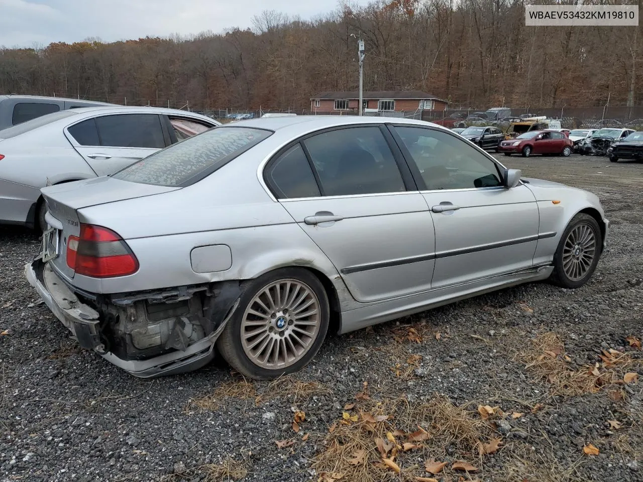 2002 BMW 330 I VIN: WBAEV53432KM19810 Lot: 80886334