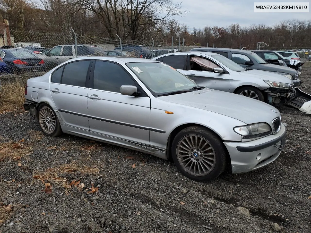 2002 BMW 330 I VIN: WBAEV53432KM19810 Lot: 80886334