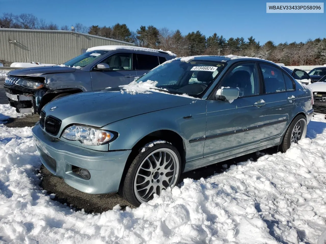 2003 BMW 325 I VIN: WBAEV33433PD58096 Lot: 37346824